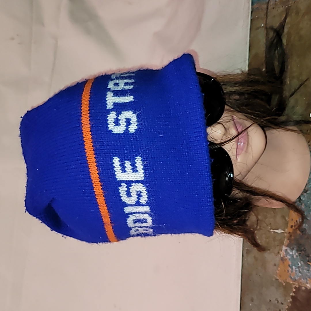 Vintage Made In Usa Boise State University SkiTeam Beanie 1970s